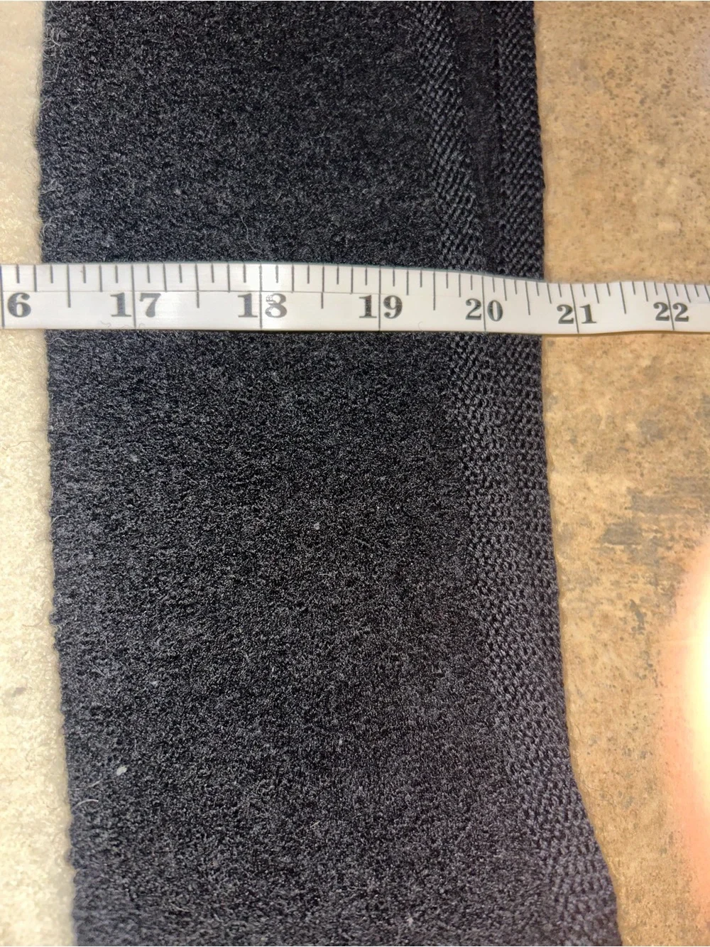 Vintage Wool Vest - black/cream color block with metal closures